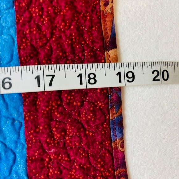 Quilted Tapestry Holy Family‎ Manger Scene Mat Holiday Christmas Nativity - Picture 3 of 6